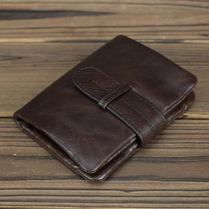 Portefeuille Cuir Véritable Premium — Unisexe Anti-Vol RFID FuturaTrend