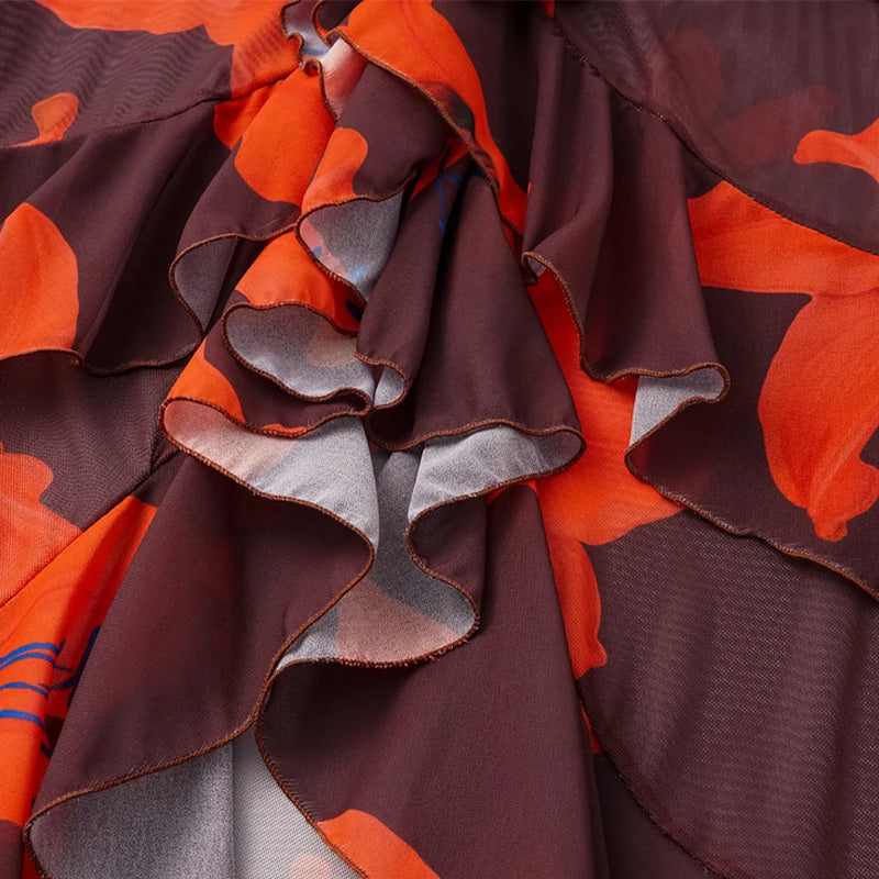 Bikini Femme Sexy Push-Up Imprimé Lily - Maillot de Bain avec ou sans Jupe Plage