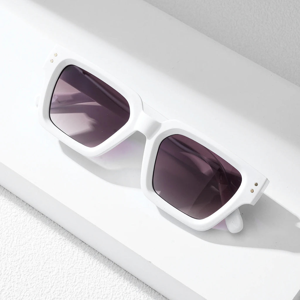 Lunettes de Soleil Carrées Homme Luxury Premium - Design Noir