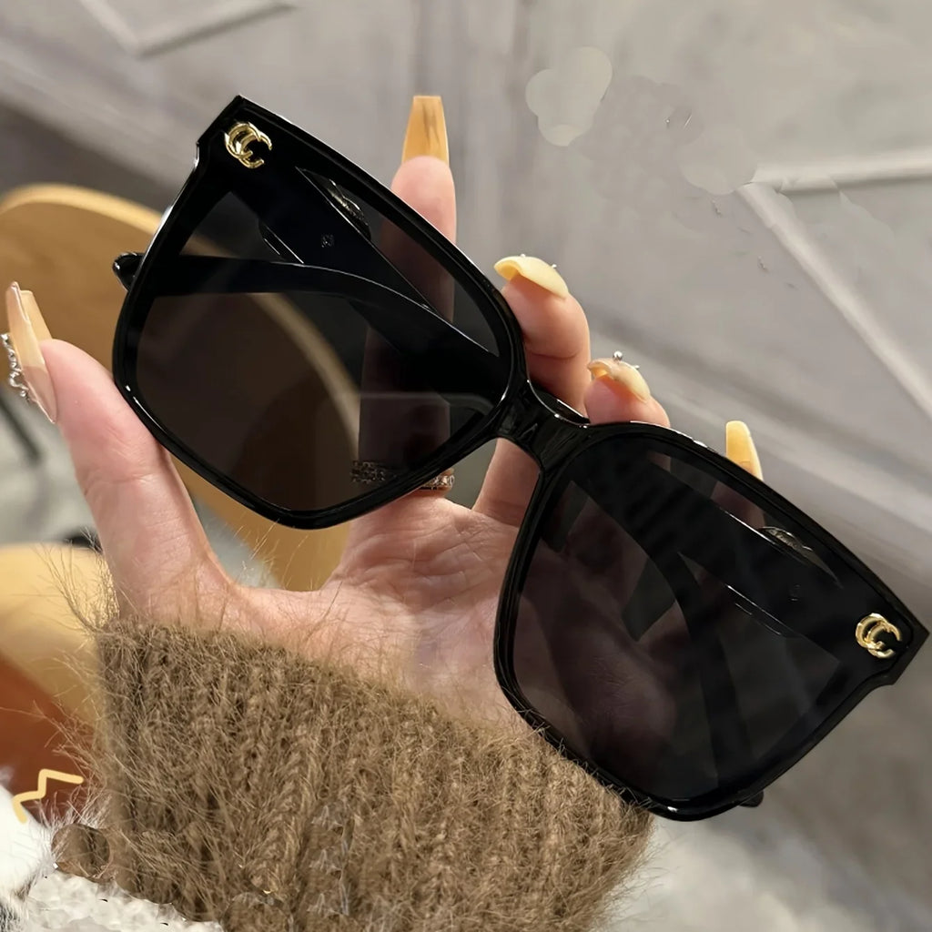 Lunettes de Soleil Femme Designer Fleurs — Luxury UV400