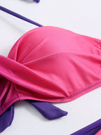 Women's Summer Sexy Push-Up Gradient Bikini - Brazilian Two-Piece Beach Swimsuit