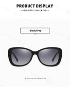 Women's LM Polarized Square Sunglasses — Gradient Luxury UV400