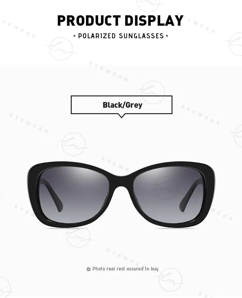 Lunettes de Soleil Femme LM Polarisées Carrées - UV400 Gradient Luxury 2024