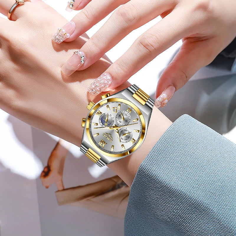 Montre Femme Minimaliste Luxury Waterproof — Casual Élégant