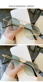 Lunettes de Soleil Aviateur Vintage — Designer Luxury UV400 Unisexe