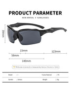 Lunettes Sport Cyclisme Polarisées UV400 — Légères & Coupe-Vent Unisexe