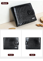 Portefeuille Femme Cuir Verni Compact — Grande Capacité Multifonction FuturaTrend