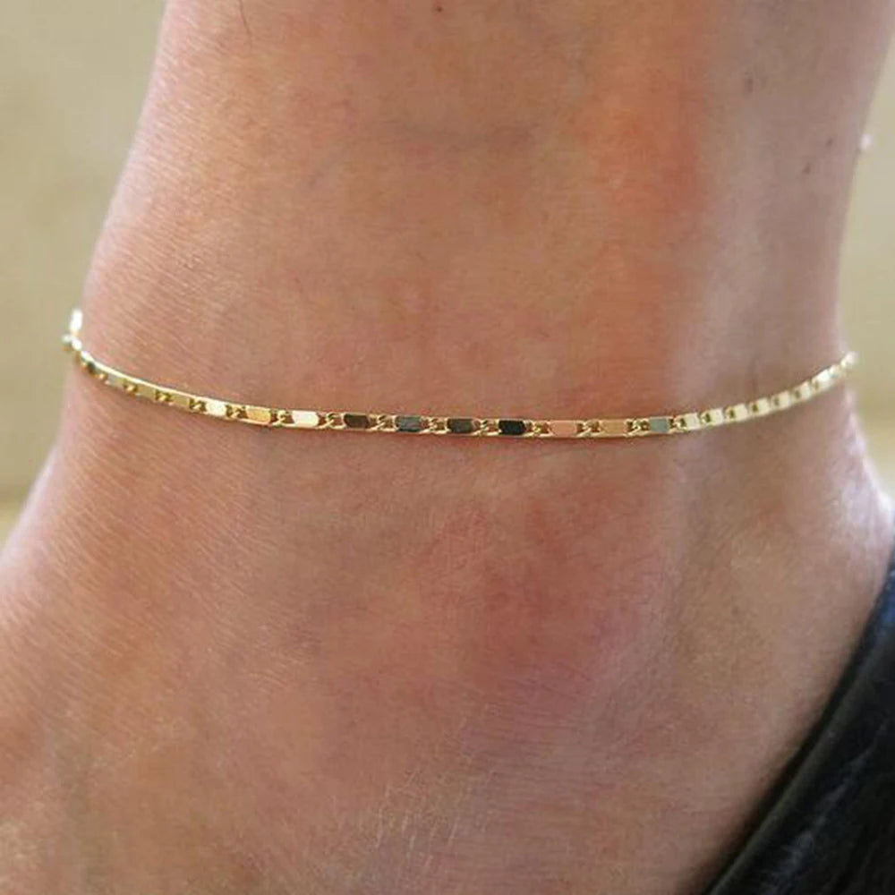 Bracelet de Cheville Bohème - Bijou de Pied Élégant