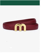 Ceinture Femme Cuir Boucle Dorée — Élégante Polyvalente FuturaTrend
