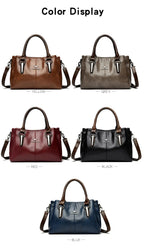 Sac à Main Cuir Souple Femme - Grand Cabas Luxury Épaule Crossbody