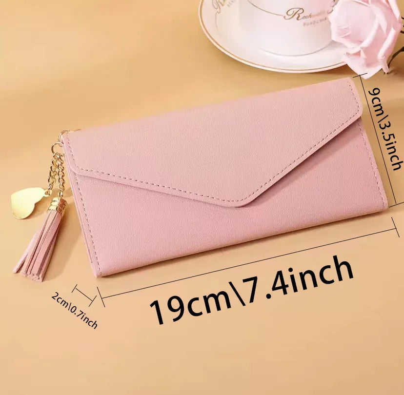 Billetera de mujer de cuero larga - Clutch tarjetero multifunción FuturaTrend