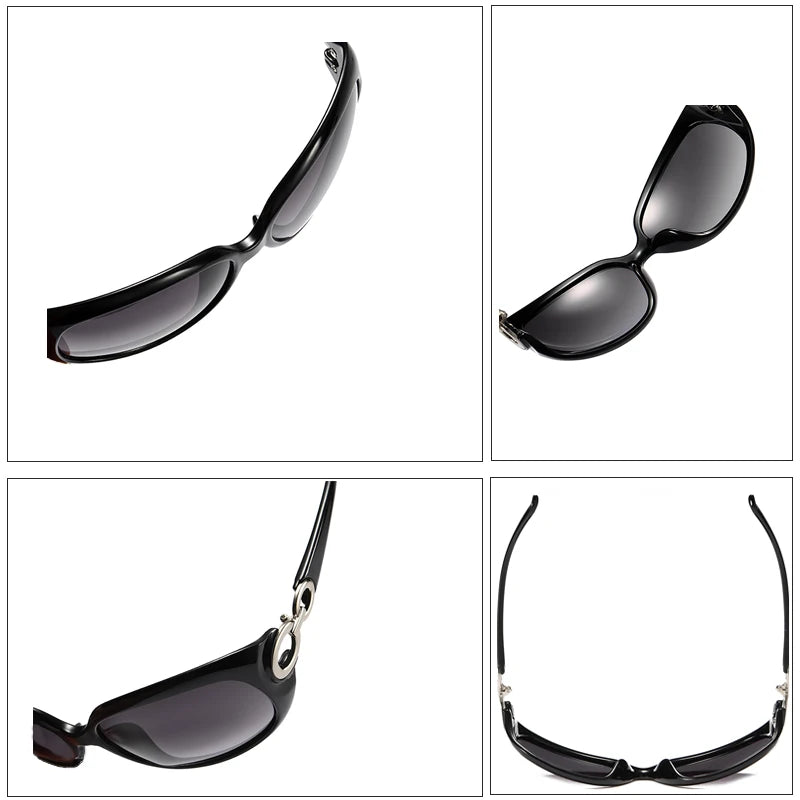Lunettes de Soleil Polarisées Femme Luxury - Design Vintage