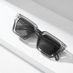 Premium Black Square Sunglasses — Luxury UV400