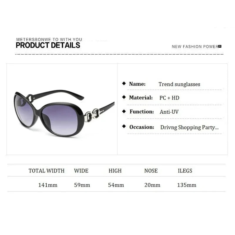 Gafas de sol retro cuadradas para mujer - Diseño de estrella de lujo UV400