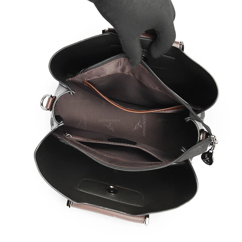 Sac à Main Femme Élégant — Poignée Unique Design Signature FuturaTrend