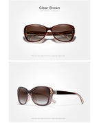 Gafas de sol polarizadas ovaladas KINGSEVEN para mujer — Gradiente UV400