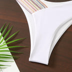 Bikini sexy 2026 para mujer, estilo halter, tanga y cintura alta - Traje de baño brasileño de dos piezas