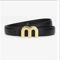 Ceinture Femme Cuir Boucle Dorée — Élégante Polyvalente FuturaTrend