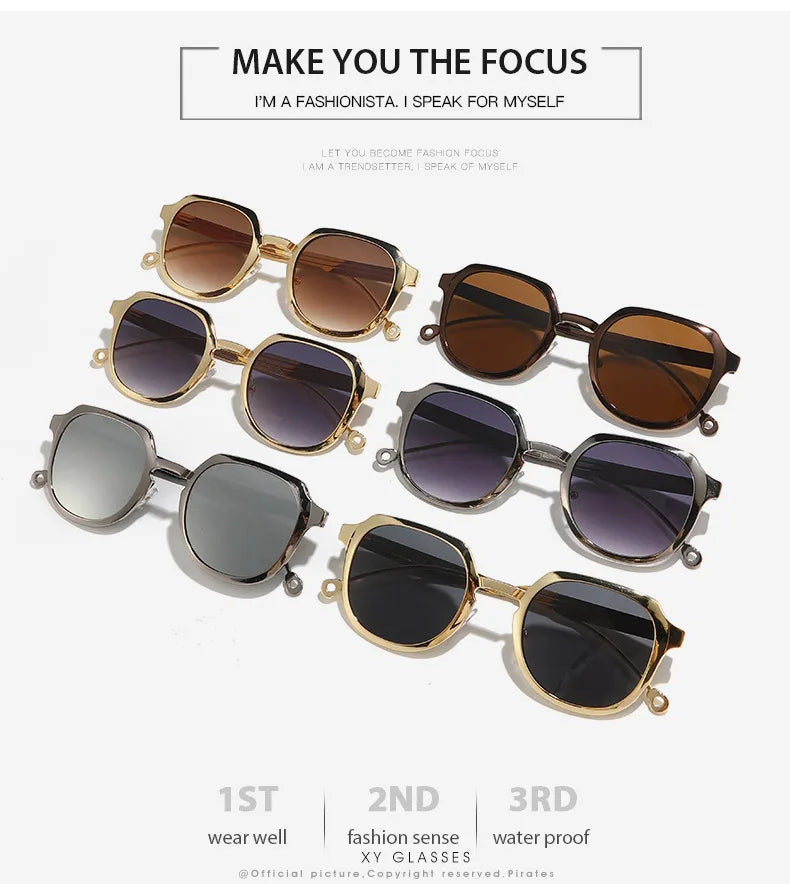 Gafas de sol Steampunk vintage de lujo - Moda retro punk unisex