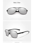 Lunettes de Soleil Homme Polarisées Aluminium — UV400 HD Premium