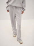 Pantalon Tricot Laine Jambe Droite Coupe Ample — FuturaTrend