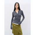 "Effortless Knit"Imported Yangtze 2S 30-Count Merino Wool Polo Neck Sweater for Autumn/Winter-2