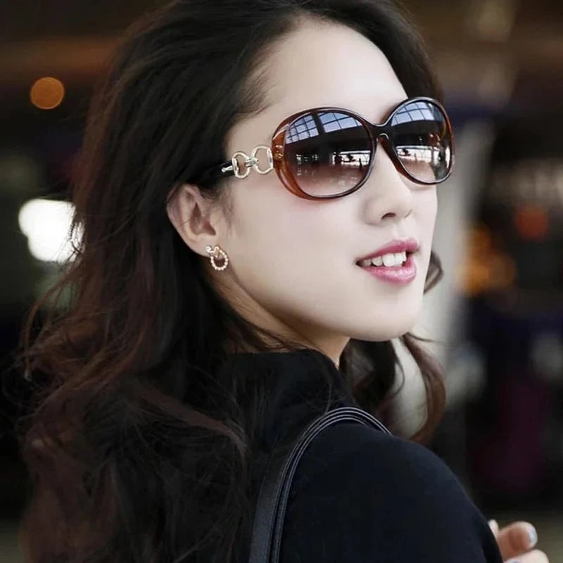 Gafas de sol retro cuadradas para mujer - Diseño de estrella de lujo UV400