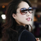 Gafas de sol retro cuadradas para mujer - Diseño de estrella de lujo UV400
