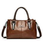 Sac à Main Cuir Souple Femme - Grand Cabas Luxury Épaule Crossbody