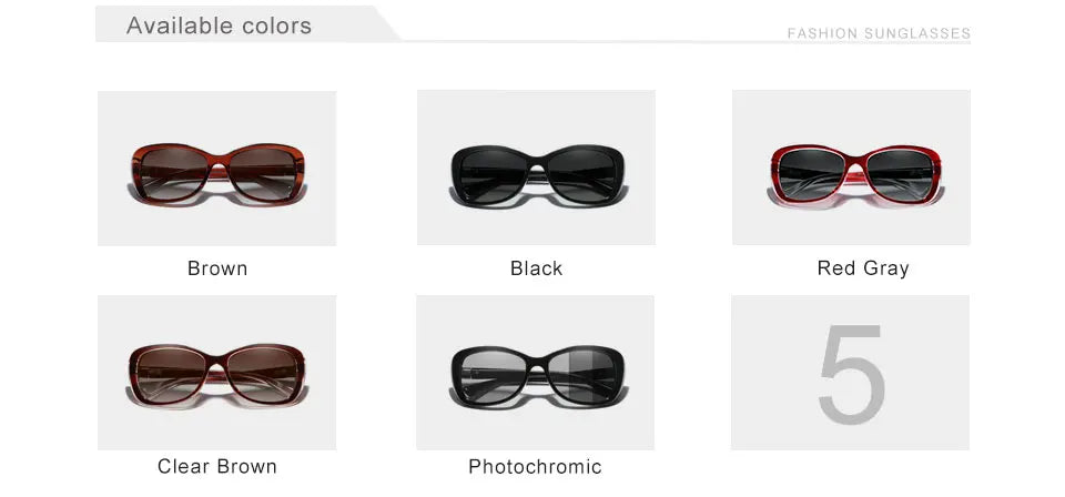 Lunettes de Soleil Femme KINGSEVEN Polarisées Ovales - Protection UV400 Gradient