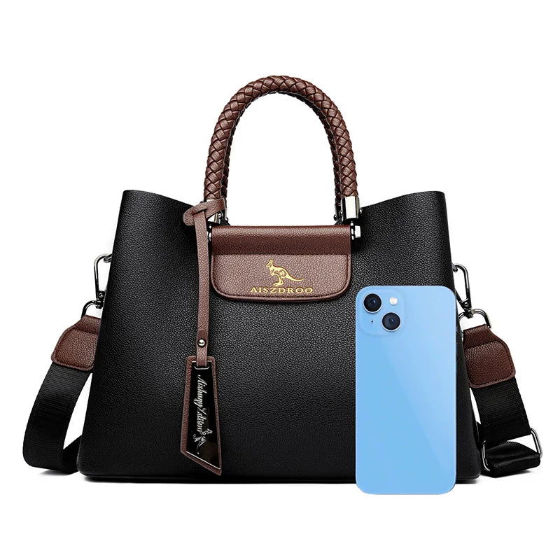 Sac à Main Femme Élégant — Poignée Unique Design Signature FuturaTrend
