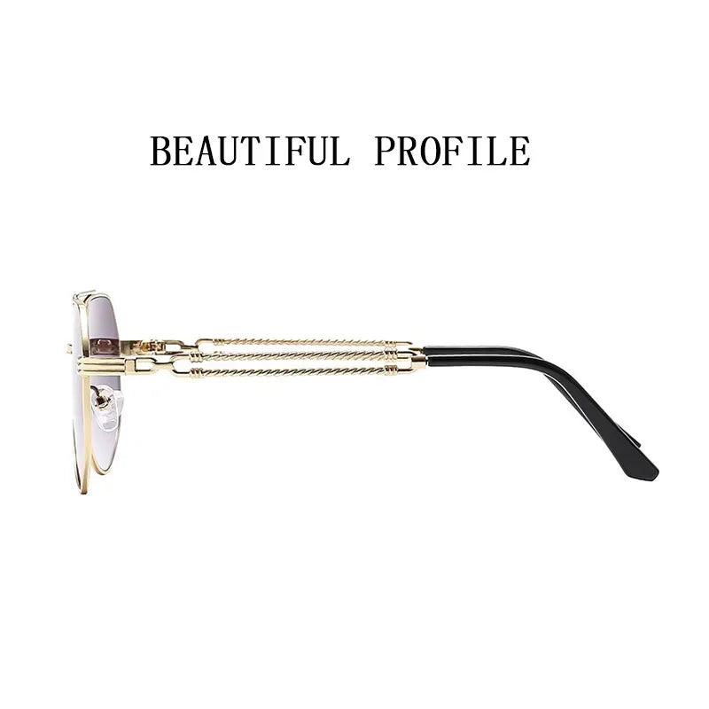 Lunettes de Soleil Aviateur Vintage — Designer Luxury UV400 Unisexe