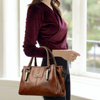 Sac à Main Cuir Souple Femme - Grand Cabas Luxury Épaule Crossbody