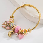 Pulsera DIY de Luna y Nudo - Acero inoxidable ajustable