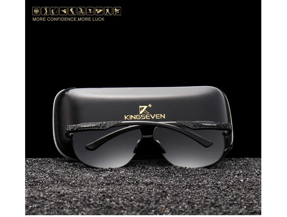 Lunettes de Soleil Homme Polarisées Aluminium — UV400 HD Premium