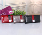Cartera de mujer de piel de cocodrilo de lujo – Clutch largo premium FuturaTrend