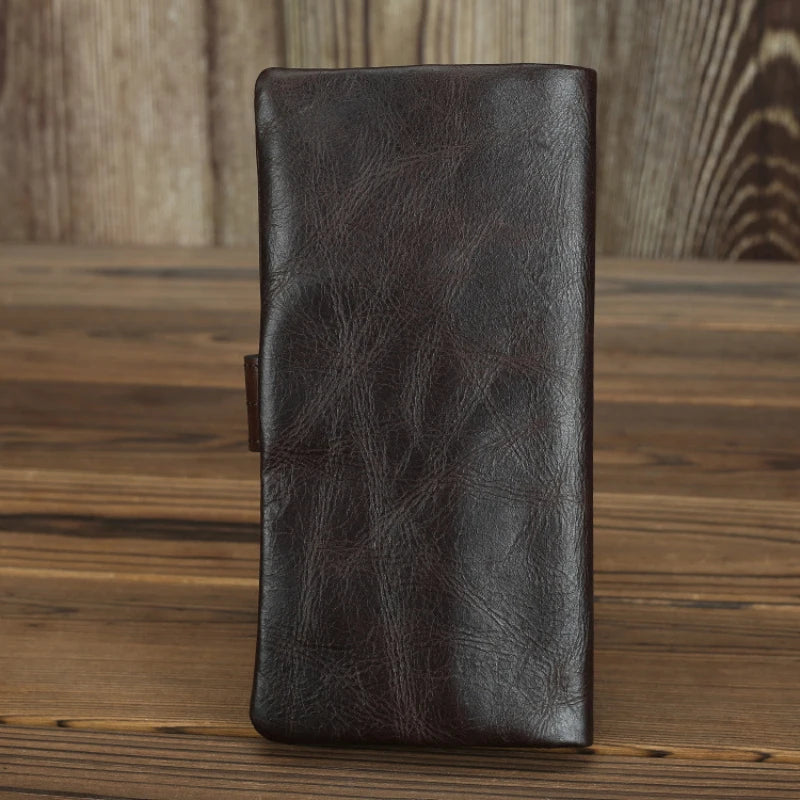 Portefeuille Cuir Véritable Premium — Unisexe Anti-Vol RFID FuturaTrend