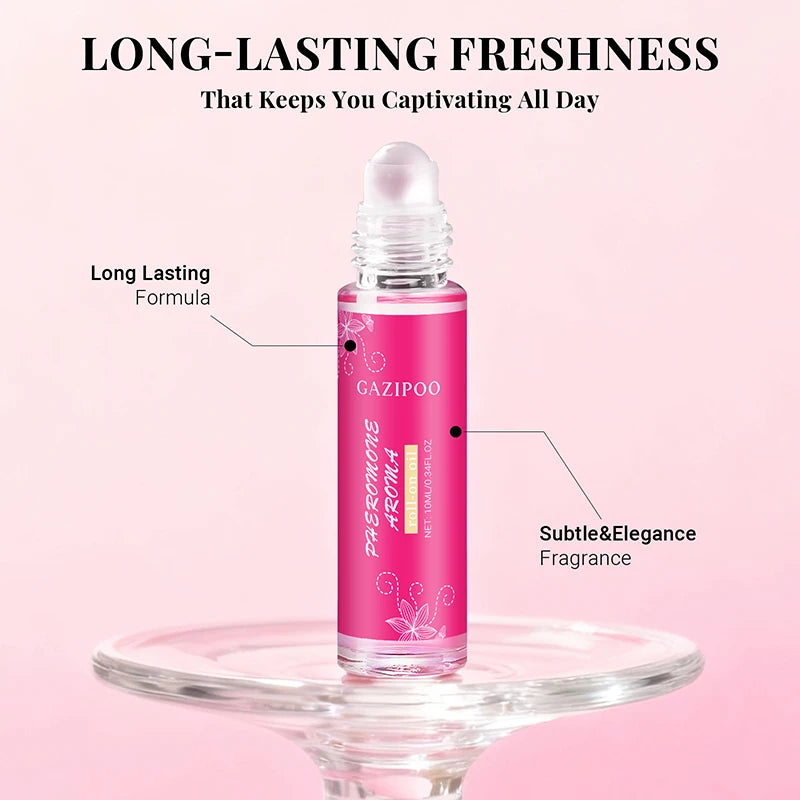 Parfum Femme Phéromones Roll-On — Jasmin Violette Musc Longue Durée