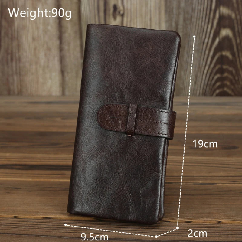 Portefeuille Cuir Véritable Premium — Unisexe Anti-Vol RFID FuturaTrend
