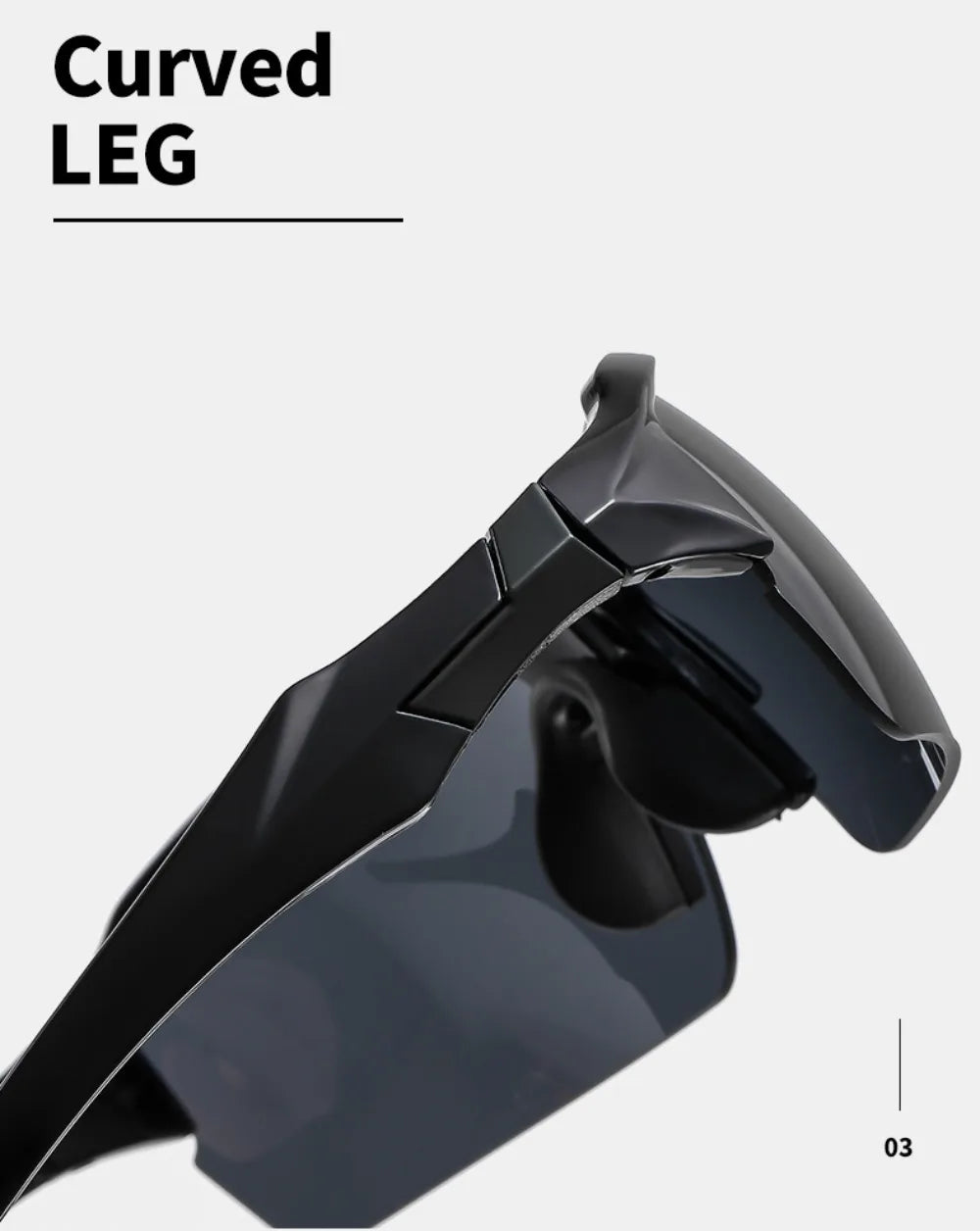 Lunettes de Soleil Sport Cyclisme Homme - Polarisées Légères Coupe-Vent