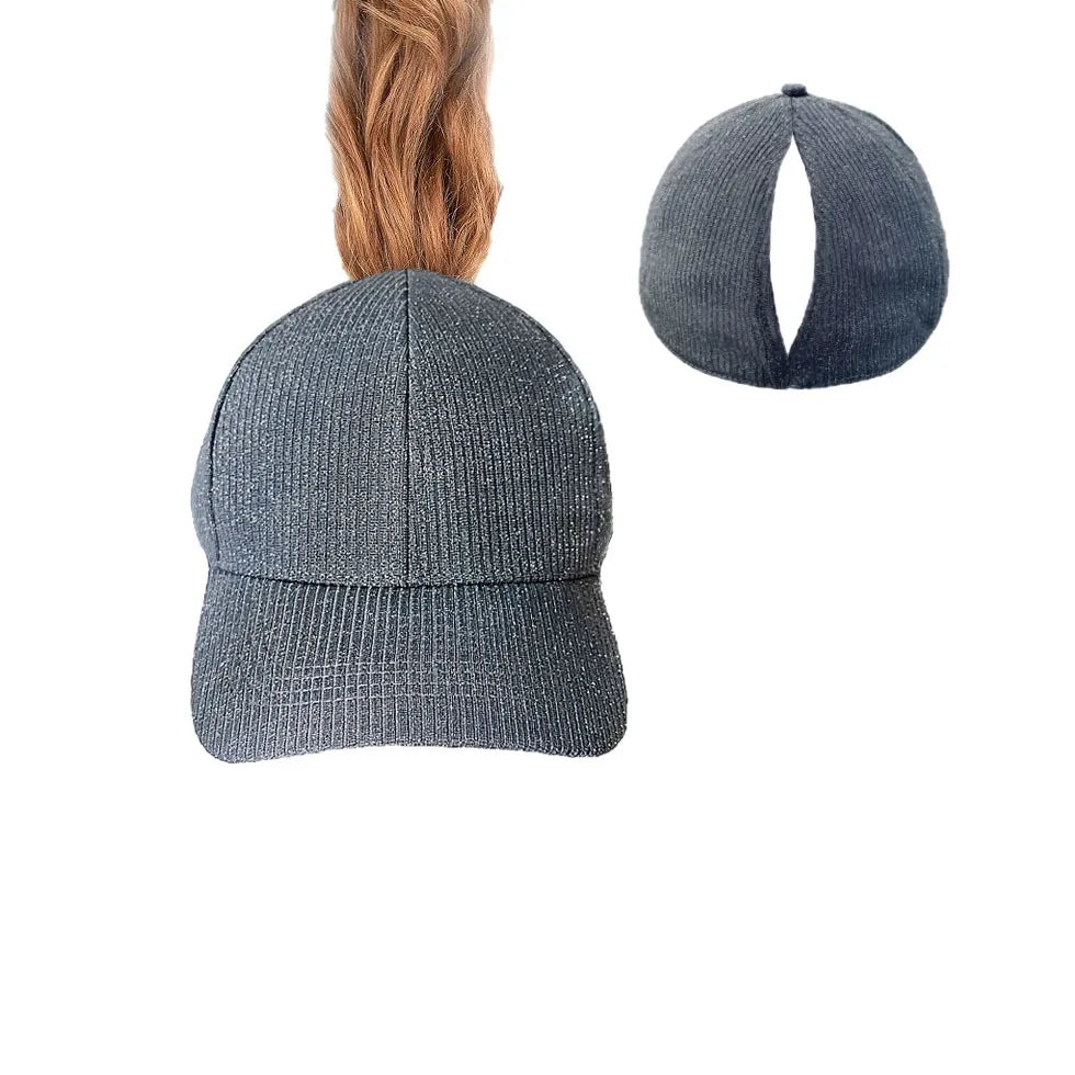 Casquette Baseball Queue de Cheval Femme Magnétique - Ouverture Arrière Séchage Rapide Sport