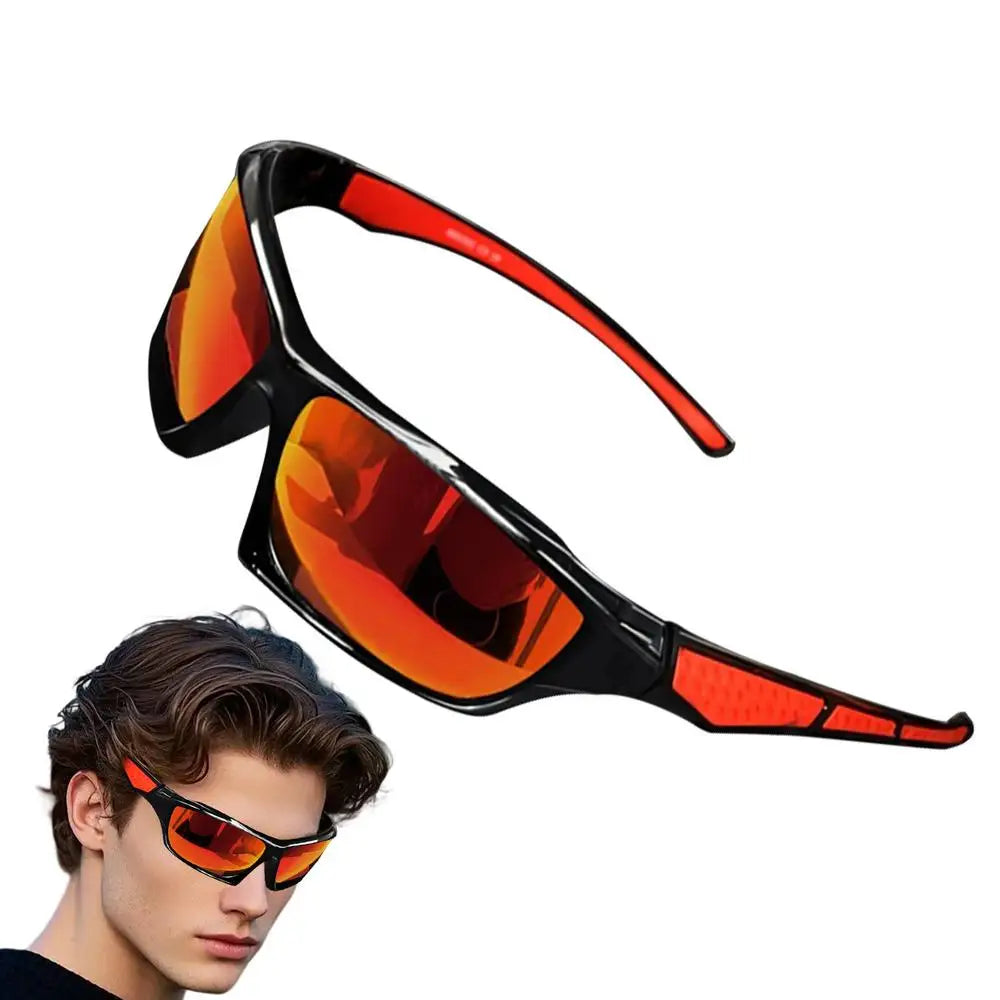 Lunettes de Soleil Homme Polarisées Sport — Protection Complète UV400