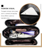 Sac à Main Cuir Souple Femme - Grand Cabas Luxury Épaule Crossbody