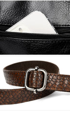 Sac à Main Cuir Souple Femme - Grand Cabas Luxury Épaule Crossbody
