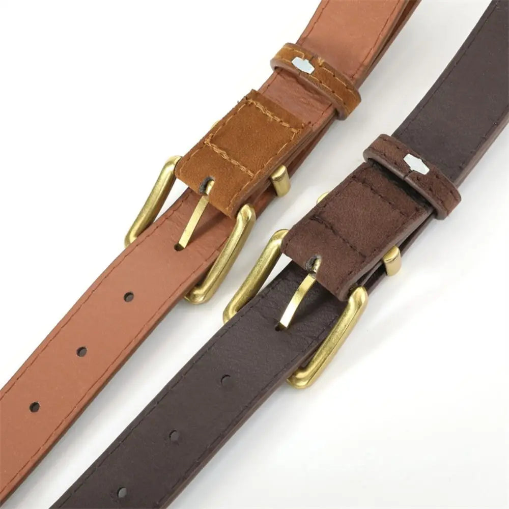 Cinturón de gamuza prémium para mujer — Hebilla elegante y versátil FuturaTrend