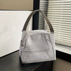 Sac de Plage Mesh Filet Réutilisable Grande Capacité — Éco Chic FuturaTrend