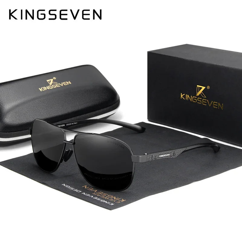 Gafas de sol polarizadas para hombre de aluminio — UV400 HD Premium