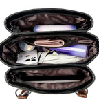 Sac à Main Cuir Souple Femme - Grand Cabas Luxury Épaule Crossbody