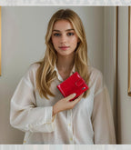 Portefeuille Femme Cuir Verni Compact — Grande Capacité Multifonction FuturaTrend