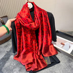 Foulard Soie Imprimé Luxury 180x90cm — Écharpe Élégante FuturaTrend